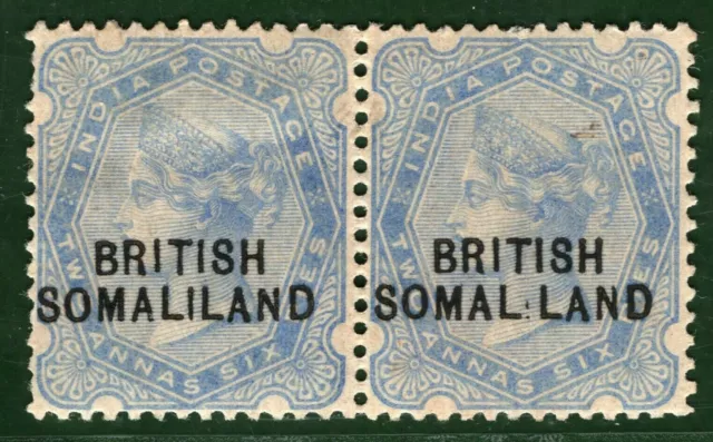 BRITISH SOMALILAND QV Stamps SG.18c ERROR Pair (1903) Mint UM MNH* £283+ RBLUE76