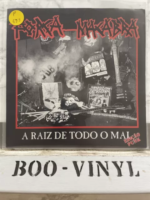 Força Macabra - A Raiz De Todo O Mal (Punk) 7"" Punk/Hardcore Vinyl NM/EX