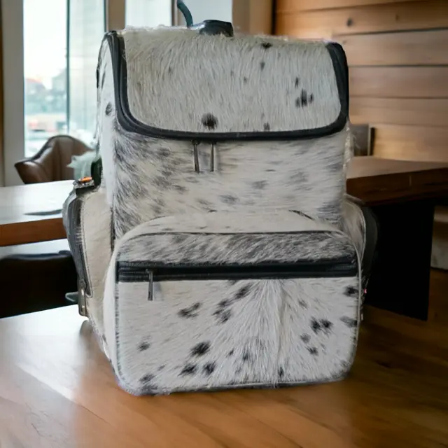 Real Cowhide Hair On Backpack For Men and Women's Easter Gift