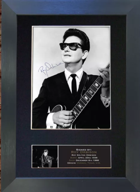 ROY ORBISON Mounted Signed Autograph Photo Print A4 #378 2