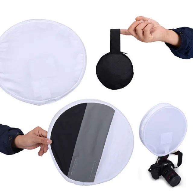 Foldable Photography Round Balance Diffuser Flash Light Softbox