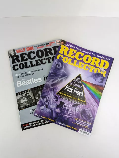 2 Issues Of Record Collector Magazines 2022-2023 Pink Floyd Plus The Beatles VGC