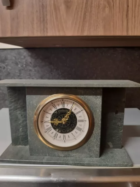 Vintage MERCEDES West Germany Table Clock - spares or Repair