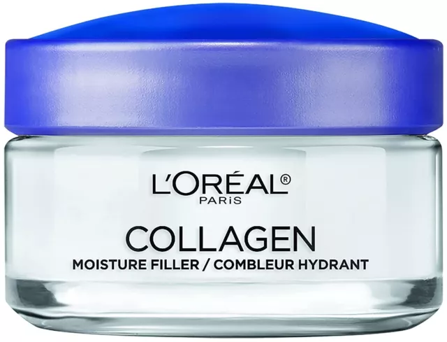 L'Oreal Paris Collagen Moisture Filler Facial Treatment Day Night Cream 1.7 oz L'Oreal Paris Collagen Moisture Filler Facial Treatment Day Night Cream 1.7 oz