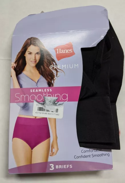 HANES PREMIUM 5/S Small Body Toner Smoothing 3 Tagless Briefs
