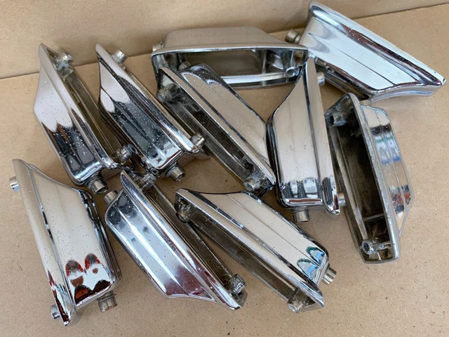 ROGERS Large Beavertail Bass Drum LUG CASING Parts Lot of 10 Swivo 70s 80s Vtg