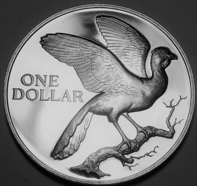 Dólar Trinidad y Tobago, 1978 Prueba Rara~Solo 4.845 Acuñados~Pájaro Cócrico~Sh gratis