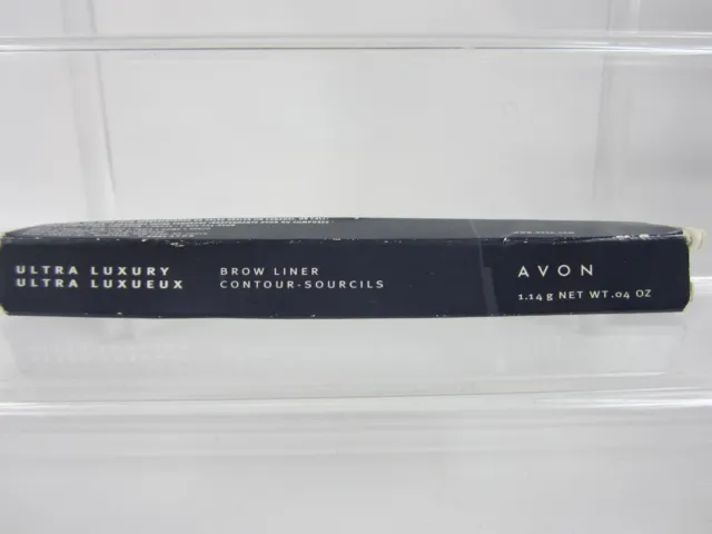 Avon Ultra Luxury Brow Liner Pencil Soft Black New Old Stock