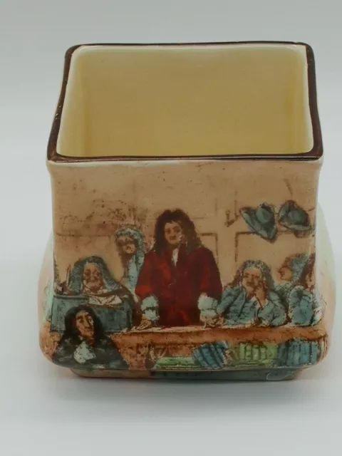 Royal Doulton Series Ware Rare Antique Miniature Vase "Sir Roger De Coverley"
