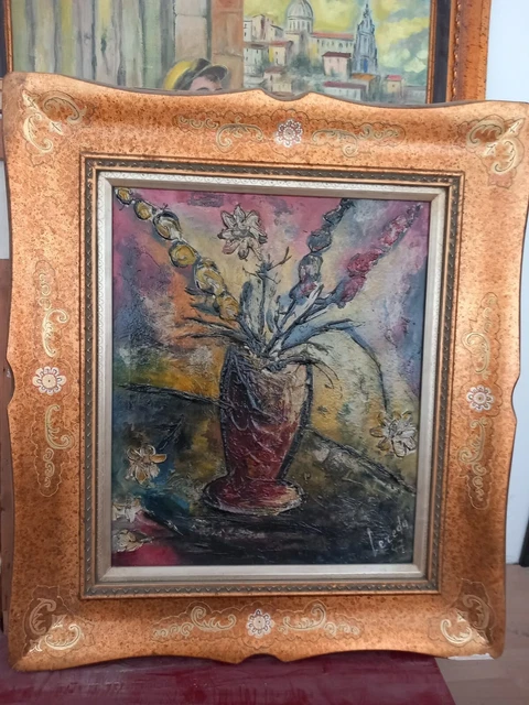 Antonio Cereda Olio Su Tela 50x60 1947