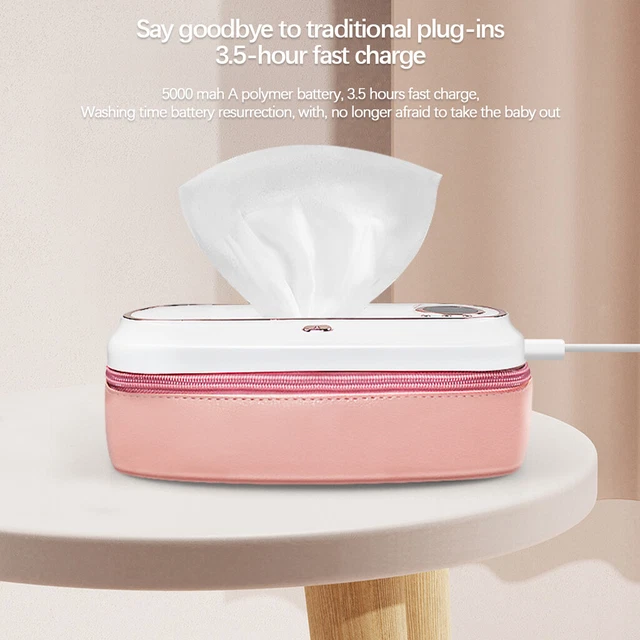 baby kids wipe Warmer LED Display Rechargeable Wipe Heating