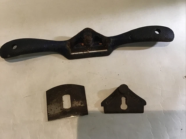 VINTAGE RECORD No A51 SPOKE SHAVE Flat Sole Carpenters Woodworking Tool Plane