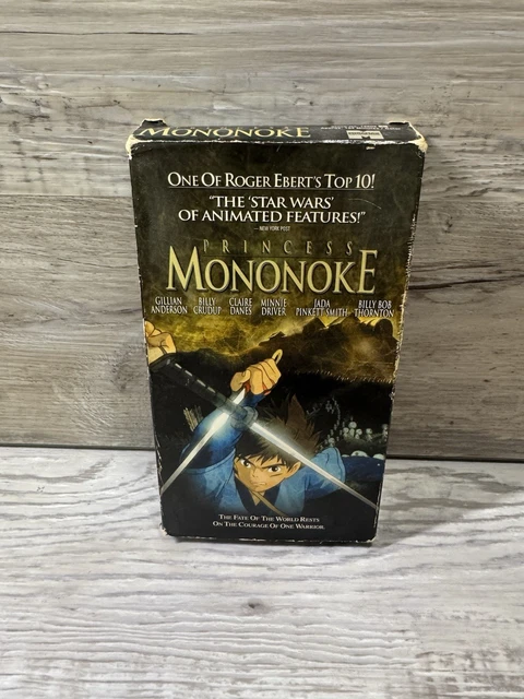 PRINCESS MONONOKE ANIME VHS Tape 1997 Studio Ghibli English Dubbed Version Rare £55.71 PicClick UK