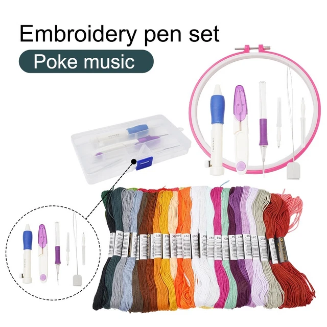 Broderie Outil Set Stylo Cerceau Tricot Couture Avec 50 Broderie Filets Punch