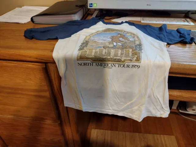 Jethro Tull 1979 Concert T-Shirt 3 quarter sleeve