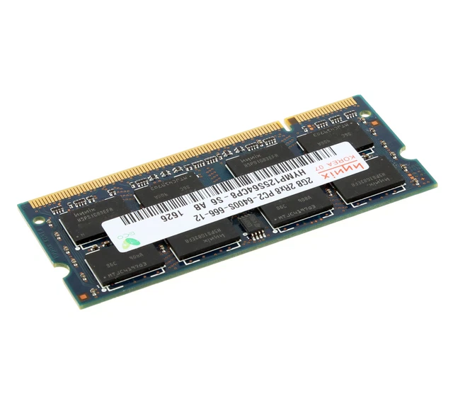 HYMP125S64CP8-S6 Hynix 2GB DDR2 SODIMM Non ECC PC2-6400 800MHz Memory - Foto 4