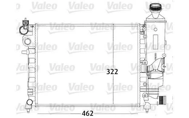 VALEO Radiateur moteur pour PEUGEOT 106 CITROEN SAXO 731498 - Mister Auto