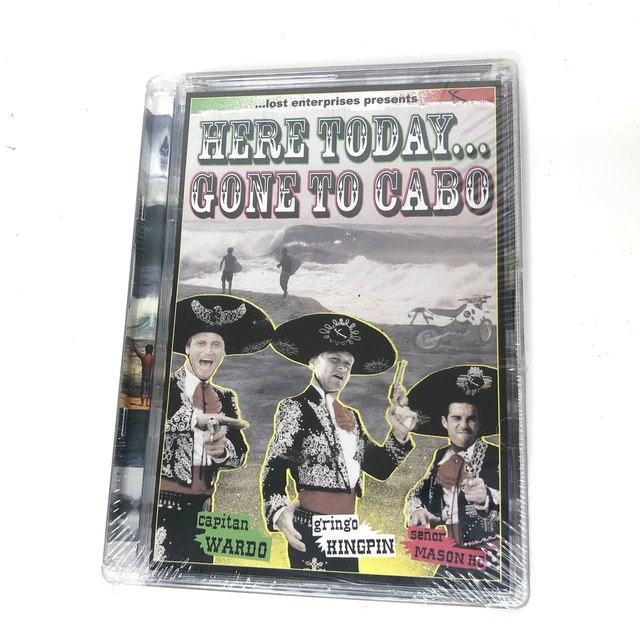 Lost… Here Today Gone To Cabo DVD Surfing Wards, Kingpin, Mason Ho Sealed