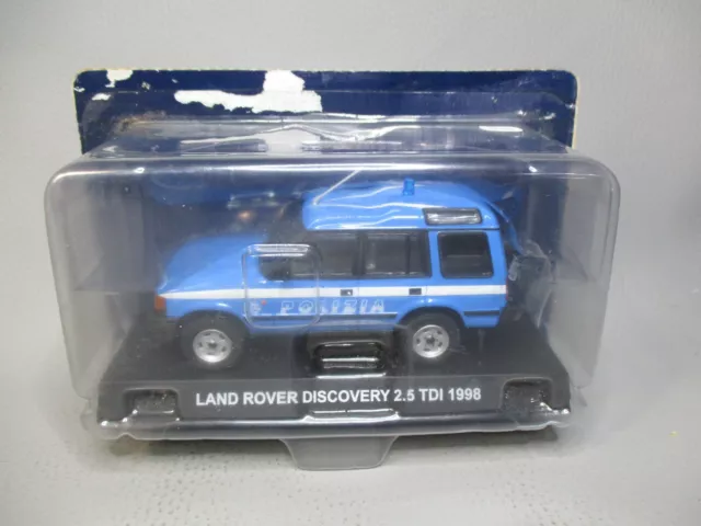 LE6299 DE AGOSTINI Voiture 1/43 Land Rover Discovery TDI police polizia 1998