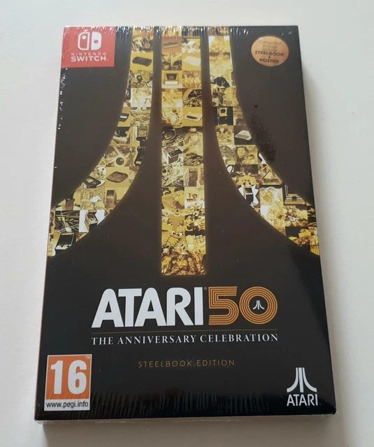 ATARI 50 Steelbook Anniversary Celebration Nintendo SWITCH Neuf Sealed Limited