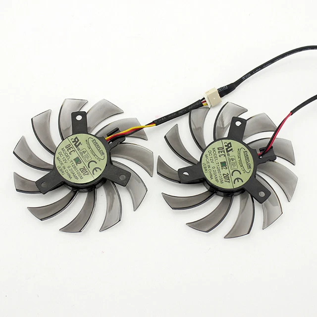 T128010SM 12V 0.20A Graphics Fan Cooling Fan for GV-N560OC GTX670 GTX580 560ti