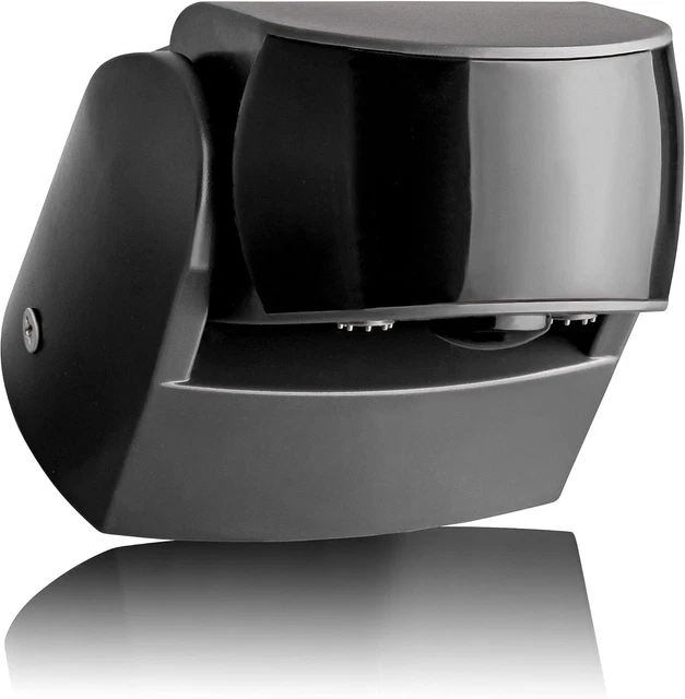 Sensore Movimento Esterno OKTAPLEX 230V IP65 - PIR 240°, Portata 10m, Regolabile, Con Staffa Angolare - Foto 6