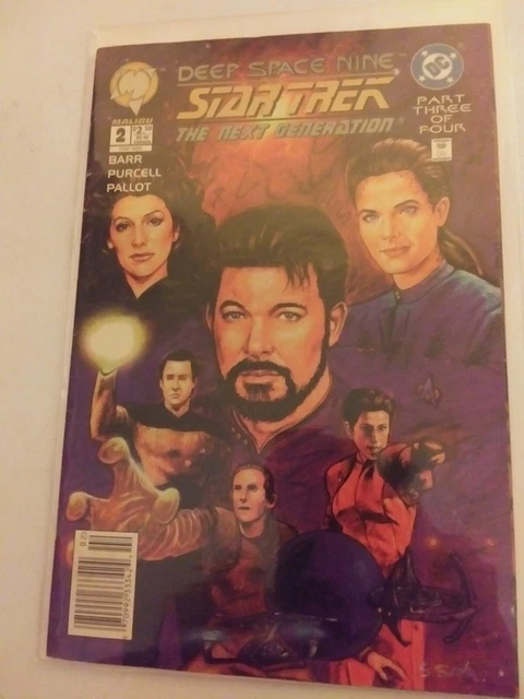 Star Trek Deep Space Nine / Star Trekthe Next Generation # 2 * Malibu Comics *