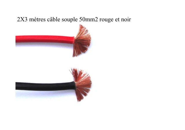 Câbles Batterie Solaire & Cables Souples | Section 1,5mm² jusqu'à 95mm