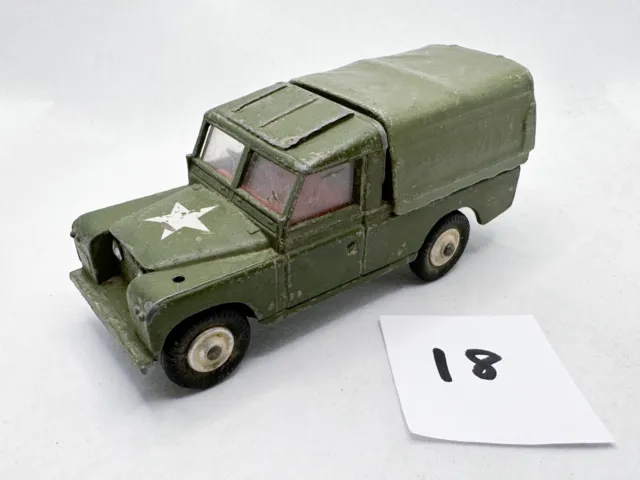 Corgi Toys # 357 / 500 Land Rover 109" Lwb Us Army Military Diecast Model + Tilt