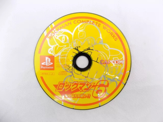 Mint Disc Only  Playstation 1 Ps1 Rockman Complete Works Japan - Free Postage