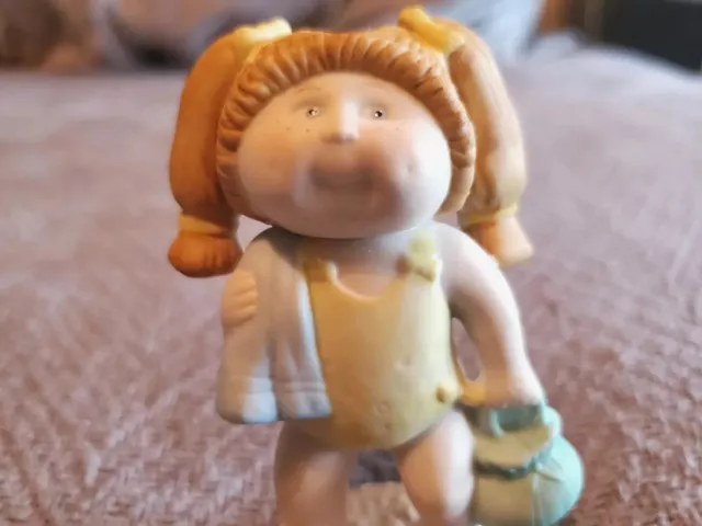 1985 Signature Edition Vintage Cabbage Patch Style 3" Figurine - BATHING BEAUTY