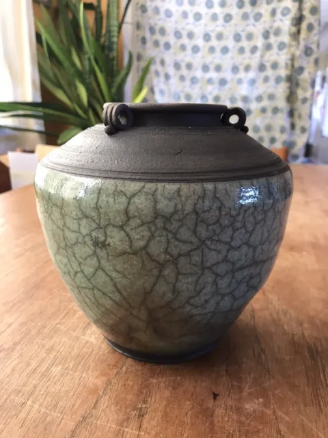 Graham Hudson Ceramic Art Pottery Signed Vase Clay Urn
