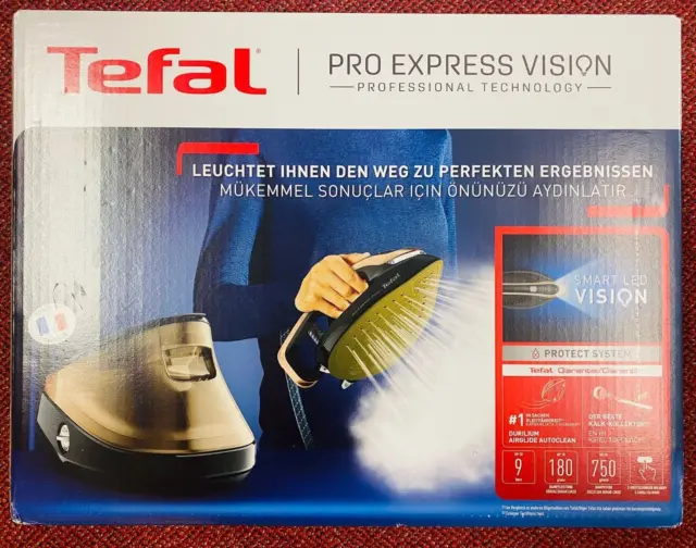 TEFAL GV9820 Pro Express Vision Dampfbügelstation (3000 Watt, 9 bar)