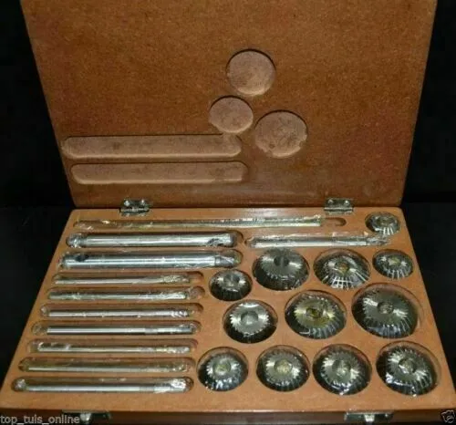 Kit D'outils Pour Siège De Soupape 12 Pcs Coupe-Acier À Haute Carbone Pour...