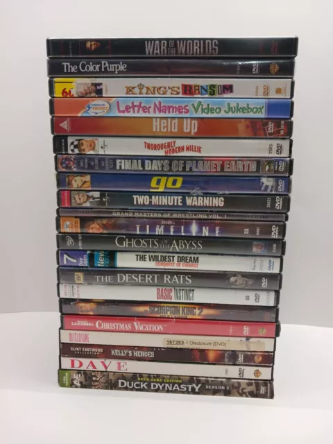 DVD lot you can Pick and choose your DVDs + BUNDLE SHIPPING #4