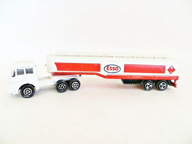 Majorette N°364 – Semi-remorque Citerne BERNARD Esso, échelle 1/100, Neuf En Boîte