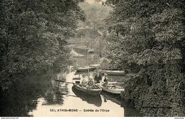 13152 cpa Athis Mons - entrée de l'Orge