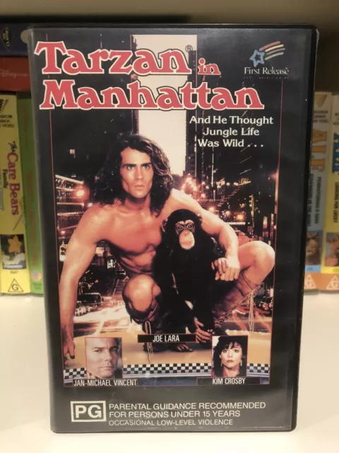 Tarzan In Manhattan - Joe Lara & Jan Michael Vincent - Vhs