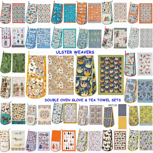 Ulster Weavers Doppelofenhandschuhe & Geschirrtuch Sets Imker Punktschafhahn