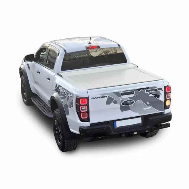 Laderaumabdeckung- Ford Ranger Raptor Double Cab ab Baujahr 2019 Silber