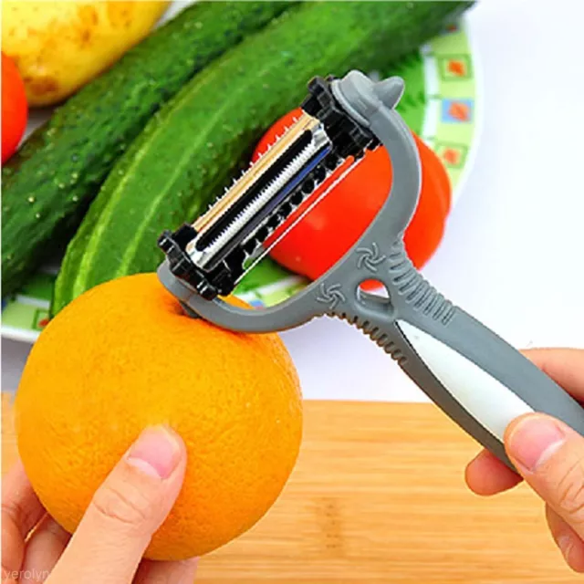 PELAPATATE ROTO PEELER pelino sbuccia taglia verdura 3 LAME pela patate cucina