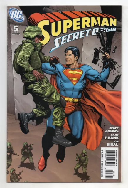 Superman Secret Origin #5 NM First Print 1:10 Gary Frank Variant Cover