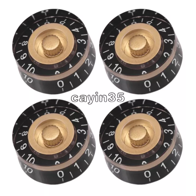 4PCS Electric Guitar Tone Volume Control Knobs for EPI/LP Electric Guitar NEW 3