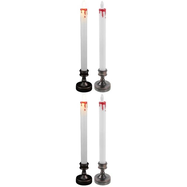 4 pz candele per finestra luci per candele elettriche candele rastremate creative