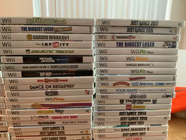 Brand new NINTENDO Wii GAMES NEW LOT YOU PICK/CHOOSE (🔥 BUY 2+ SAVE CASH 💰 3