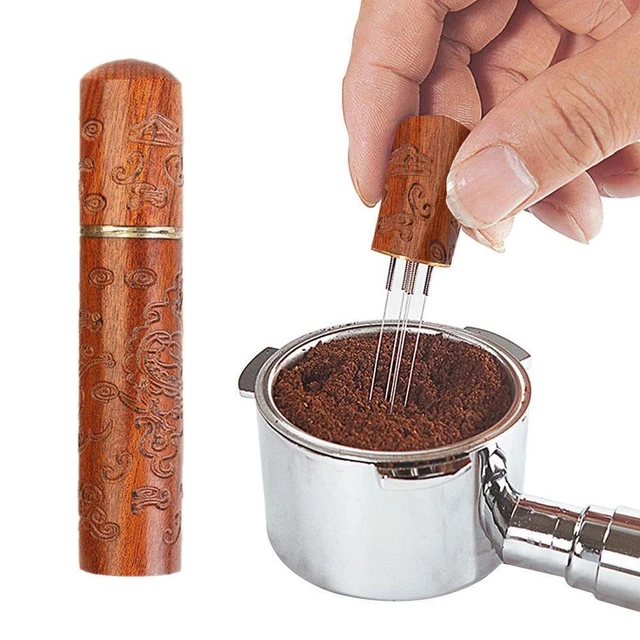 Herramientas niveladoras agitadoras de polvo de café en polvo de acero inoxidable para manipular café