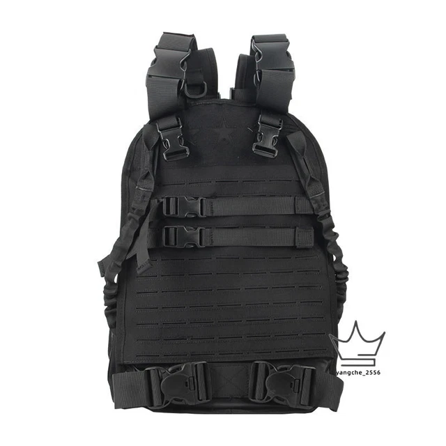 MOLLE Outdoor Stealth Backpack Variant Tactical Vest Pulled Waterproof Training