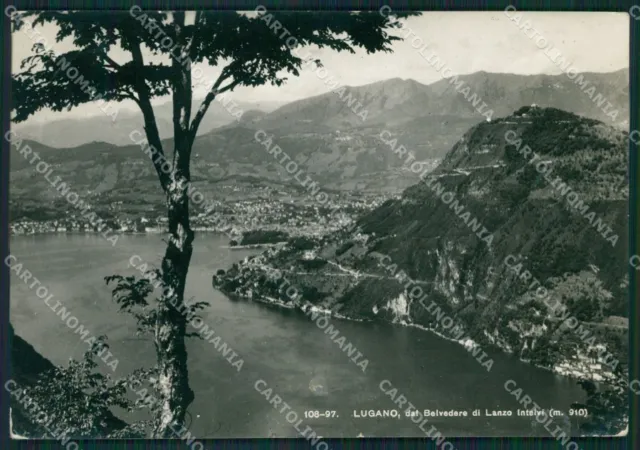 Como Lanzo d'Intelvi Lugano Lago di Foto FG cartolina KB3324