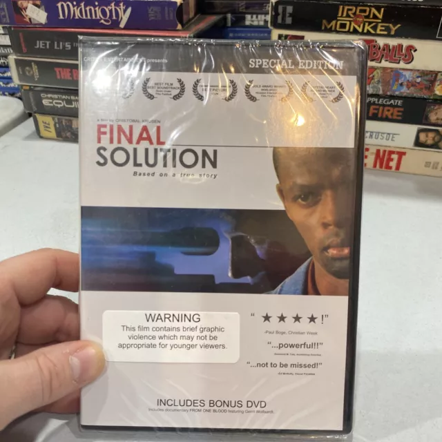 Final Solution (DVD, 2001) w/ Bonus DVD BRAND NEW and SEALED Based on true story