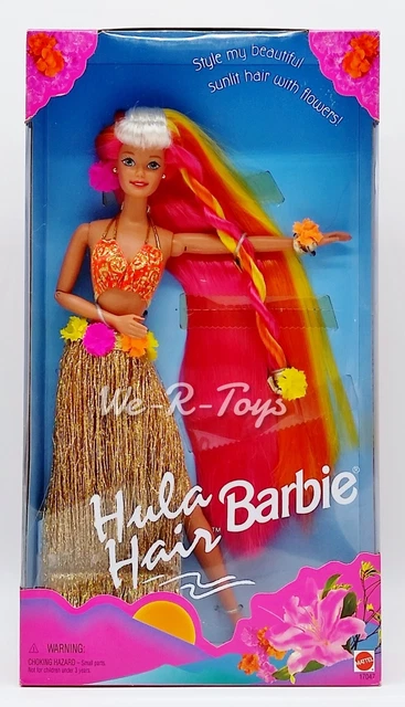 Hula Hair Barbie Doll 1996 Mattel 17047 Hula Hair Barbie Doll 1996 Mattel 17047